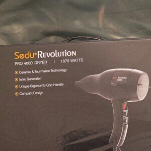 Like New SeduRevolution Tourmaline Ionic Hair Dryer - Model 4000i